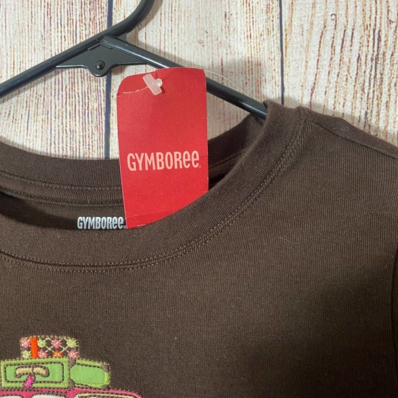 Vtg 2009 Gymboree Fall Homecoming Brown Long Sleeve Shirt 12 NWT - Picture 3 of 4